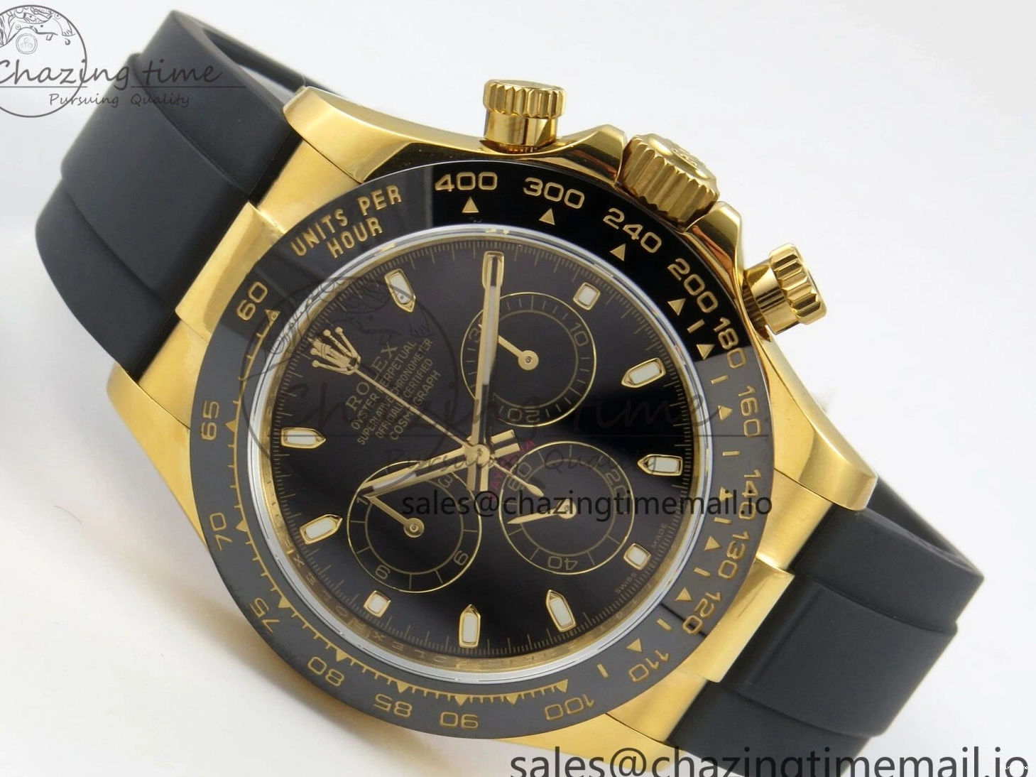 MiroTime 0218 Daytona 116518 QF 1:1 Best Edition Black Dial on Oysterflex Strap SH4130 V11（Gain Weight） GoodFit 170